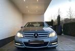 Luxe Mercedes C180, AMG facelift, glazen schuifdak, automaat, Auto's, Mercedes-Benz, Automaat, Euro 5, Zwart, Parkeersensor