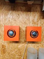 Lot de 2 appliques murales vintage Philips NWS 65 des années, Enlèvement ou Envoi, Utilisé