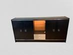 Credenza toegeschreven aan Willy Rizzo voor Sabot Italia, Huis en Inrichting, Ophalen, Gebruikt, Glas, 200 cm of meer