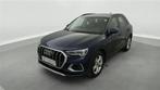 Audi Q3 35 TFSI Advanced CUIR/NAVI/FULL LED/JA (bj 2021), 4 cilinders, Blauw, Leder, 5 zetels