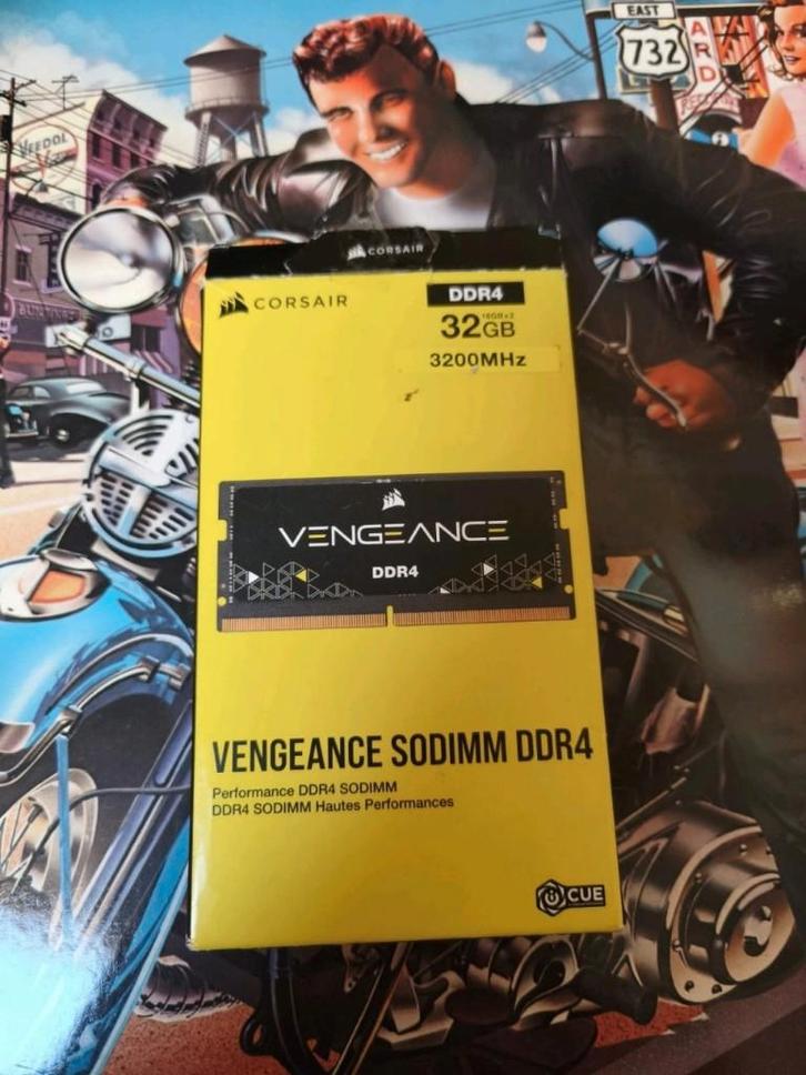 Corsair Vengeance SODIMM DDR4 RAM 32 GB (2x16 GB) 3200 MHz, Informatique & Logiciels, Mémoire RAM, Comme neuf, Laptop, 32 GB, DDR4