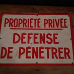 Oud bord prive terein, Verzenden