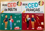 Deux livres exercices : Mon CE1D en MATH et en FRANÇAIS, Utilisé, Secondaire, Français, Je Réussis Éditions