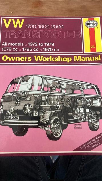 Manuel d'atelier VW T2 1972-1979, Enlèvement ou Envoi