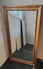 Miroir biseauté:
Profondeur 4cm 
Largeur 75cm 
Hauteur 136cm, Enlèvement