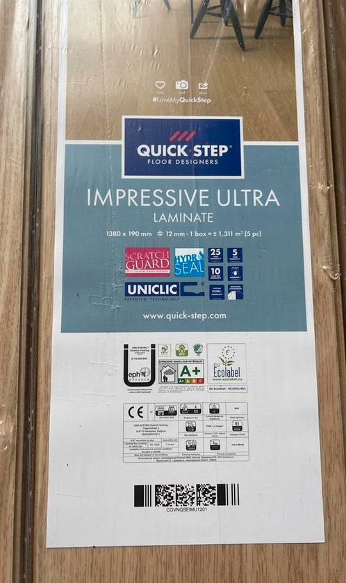 Kwaliteitsvolle Quickstep laminaat (32,5m2), Doe-het-zelf en Bouw, Vloerdelen en Plavuizen, Laminaat, Ophalen