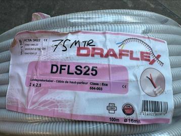 Câble d'enceinte flexible 2x2,5 - 75 m - Nouveau !