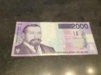 België bankbiljet 2000 Frank type Horta, Ophalen of Verzenden