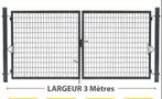 Portail grillagé largeur 3m, Jardin & Terrasse, Neuf