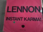 John Lennon - Instant karma, Cd's en Dvd's, Verzenden, Gebruikt, 7 inch, Single