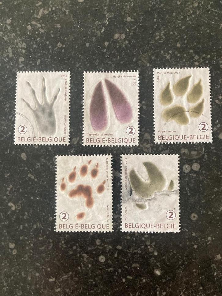 België OBP 4760/64, Postzegels en Munten, Postzegels | Europa | België, Gestempeld, Frankeerzegel, Met stempel, Gestempeld, Ophalen of Verzenden