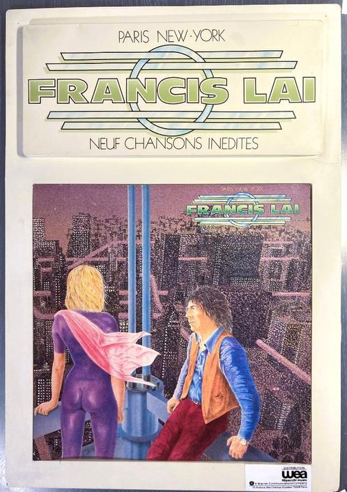 Affiche/support promotionnel album de Francis Lai (WEA), Verzamelen, Merken en Reclamevoorwerpen, Zo goed als nieuw, Overige typen