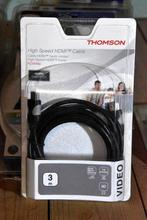 hdmi high speed kabel Thomson 3 meter, Audio, Tv en Foto, Audiokabels en Televisiekabels, Ophalen of Verzenden, Nieuw, 2 tot 5 meter