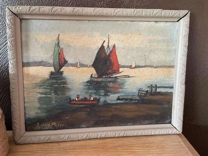 schilderij Jules Van Paemel, Antiek en Kunst, Kunst | Schilderijen | Klassiek, Ophalen