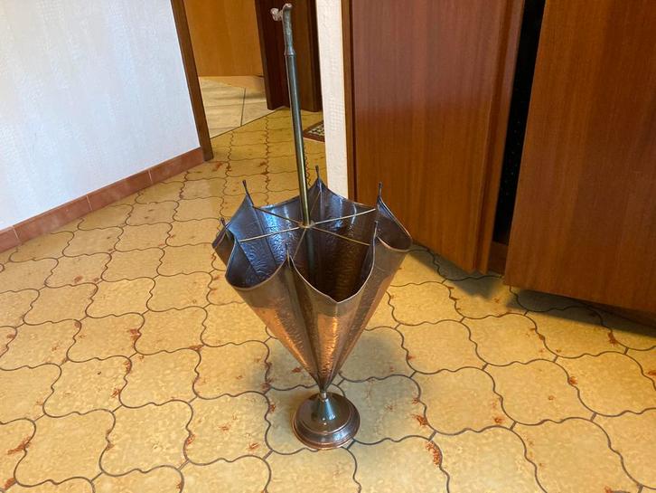 Koperen paraplubak – parapluvorm – vintage, Handtassen en Accessoires, Paraplu's, Zo goed als nieuw, Ophalen