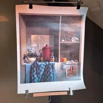 Affiche peinture Evert Dijkstra, Enlèvement ou Envoi, Comme neuf, Peinture