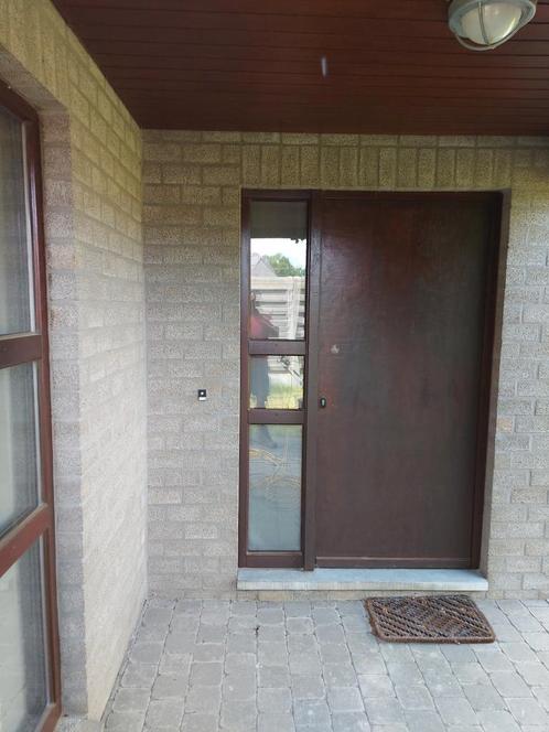 Moderne houten buitendeur, Doe-het-zelf en Bouw, Deuren en Vliegenramen, Zo goed als nieuw, Buitendeur, Hout, Ophalen