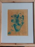 Ferdinand Schirren  1872 - 1944   Aquarel  Viooltjes, Verzenden