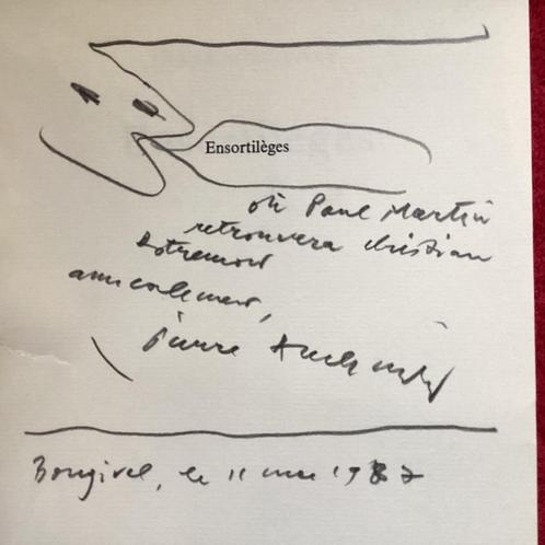 ALECHINSKY-tekening en uitzonderlijke toewijding, Boeken, Kunst en Cultuur | Beeldend, Zo goed als nieuw, Ophalen of Verzenden