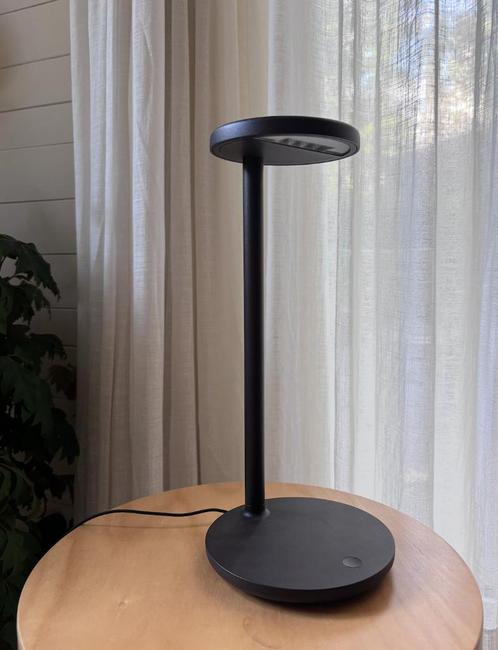 FLOS lamp Oblique antraciet, Huis en Inrichting, Lampen | Tafellampen, Zo goed als nieuw, Minder dan 50 cm, Kunststof, Ophalen of Verzenden