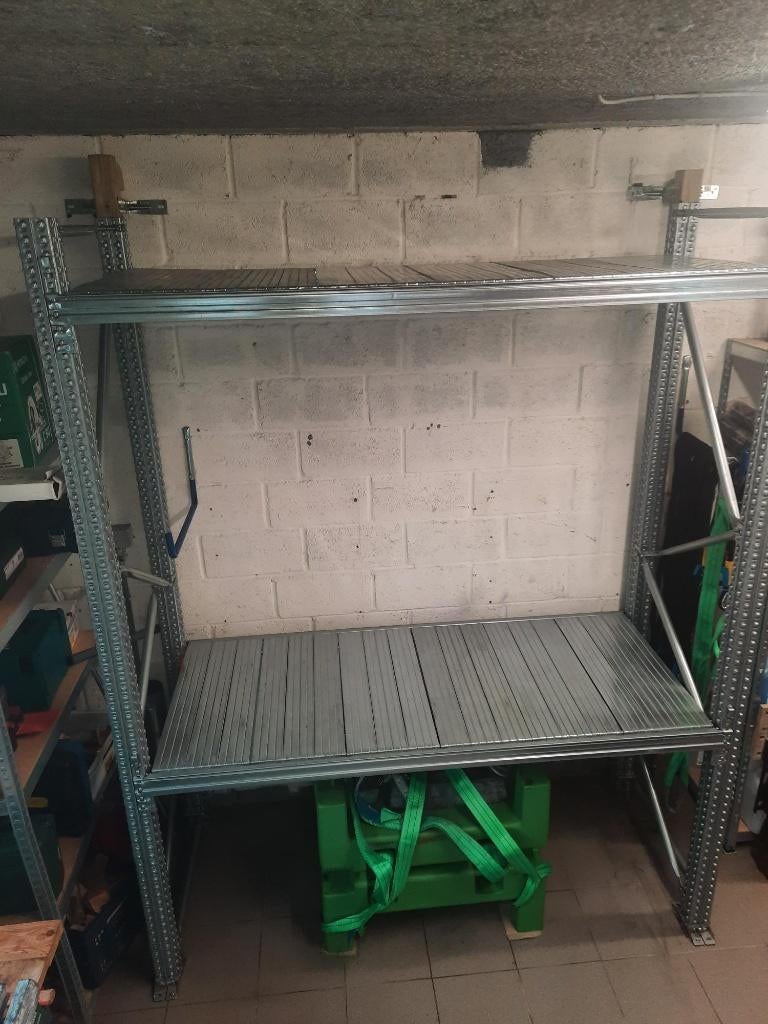 Zwaarlast palletrek, 1400kg per legger, 1,8b x 2,5h x 0,8d m, Enlèvement, Comme neuf