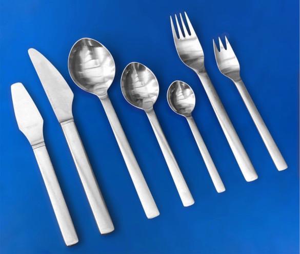 Georg Jensen complete stalen bekerhouder/nieuw!, Antiek en Kunst, Antiek | Bestek, Ophalen of Verzenden