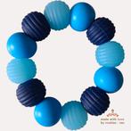 Anneau de dentition fait main Noekies bleu bleu clair - Nouv, Envoi, Neuf, Autres types