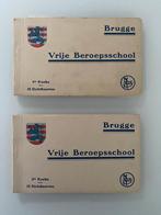 2 x Livret de 12 cartes post Ecole professionnelle Bruges, Flandre Occidentale, 1920 à 1940, Non affranchie, Enlèvement ou Envoi
