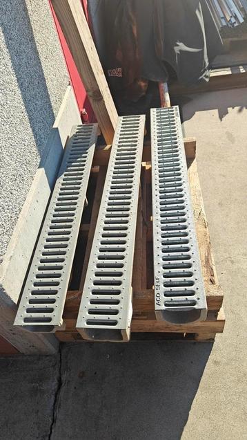 Aquadrain goten voor terras of tuinpad – 3 stuks, 1 meter la beschikbaar voor biedingen