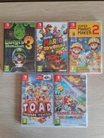 Nintendo Switch games Mario Luigi Toad ... in nieuwstaat, Comme neuf, Enlèvement