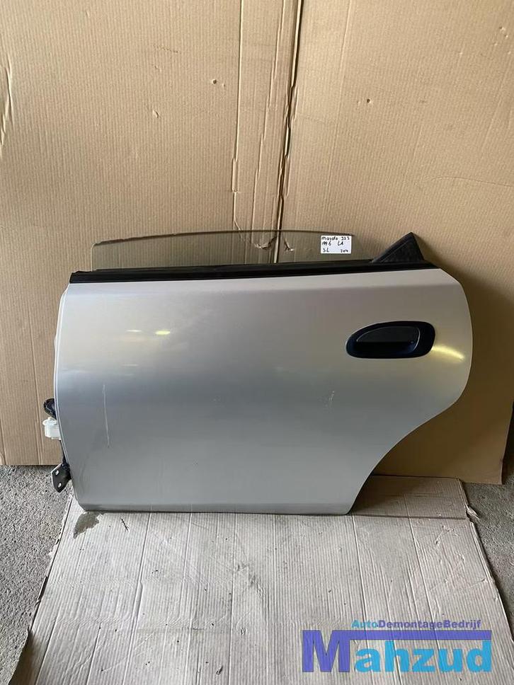 MAZDA 323 F 5 3L ZILVER GRIJS Links achter deur portier, Auto-onderdelen, Carrosserie, Deur, Mazda, Achter, Links, Gebruikt