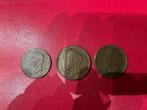 3 Pièces de monnaie Monaco de 1837 - 1838, Ophalen of Verzenden, Monaco, 5 cent, Setje