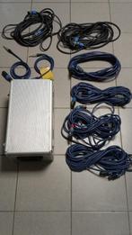 Kabels voor de boxen van uw discobar in een flightcase, Muziek en Instrumenten, Ophalen, Nieuw