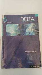Delta 6 Analyse deel 2, Boeken, Ophalen, Gelezen, ASO, Wiskunde A