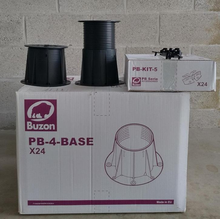 Plots Buzon Terrasse et clips de fixation, Jardin & Terrasse, Terrasses, Neuf, Synthétique, Enlèvement