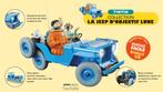 maquette Tintin, la jeep d'Objectif Lune 1/8, Ophalen of Verzenden, Nieuw, Auto
