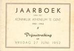 (g232) Gent Koninklijk Atheneum jaarboek 1951--55, 4 boeken, Verzenden, Gelezen