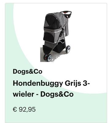 Hondenbuggy tot 11kg beschikbaar voor biedingen