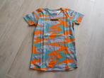 Vingino oranje / grijs / groen gevlekt shirt maat 14 jaar, Ophalen of Verzenden, Zo goed als nieuw, Vingino, Shirt of Longsleeve