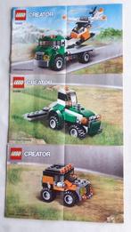 Lego 31043 Helikopter transport Creator 3-in-1, Kinderen en Baby's, Ophalen of Verzenden, Zo goed als nieuw, Complete set, Lego