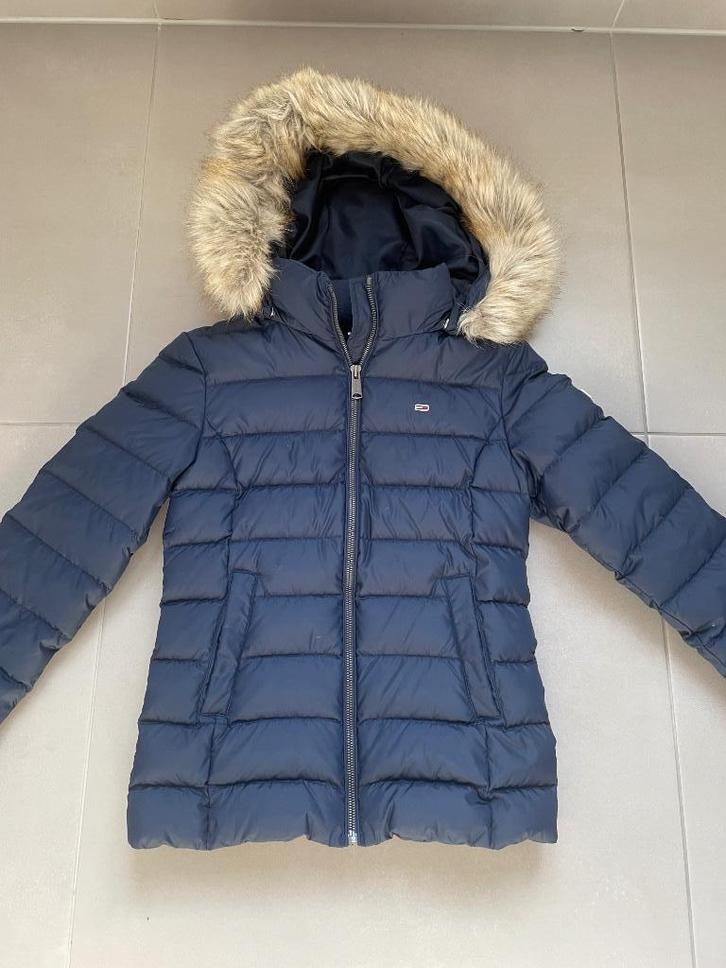 Tommy hilfiger winterjas maat xxs, Kleding | Dames, Jassen | Winter, Zo goed als nieuw, Maat 34 (XS) of kleiner, Blauw, Ophalen