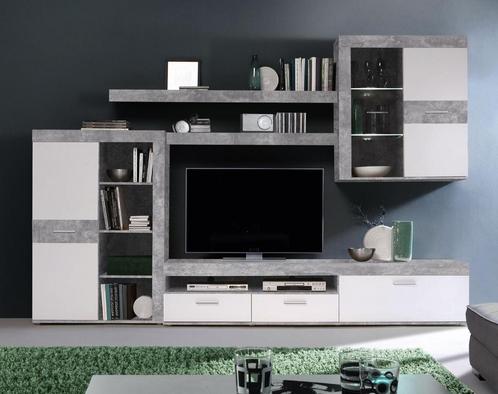 FINAL SALE! TV-meubel MENNO 300x201x41 cm (GRATIS bezorgd), Huis en Inrichting, Kasten | Wandmeubels, Nieuw, 200 cm of meer, 300 cm of meer