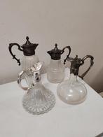 Prachtige set, 4 antieke karaf 1920, Antiek en Kunst, Ophalen