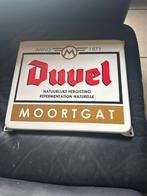 Emaille bord duvel, Verzamelen, Ophalen, Gebruikt, Reclamebord