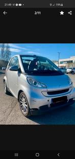 Smart fortwo 1.0 Mhd Passion Softouch cabriolet, Auto's, Smart, ForTwo, Te koop, Zilver of Grijs, Benzine