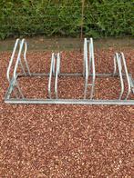 Fietsenrek voor 4 fietsen in gegalvaniseerd metaal, Ophalen, Zo goed als nieuw