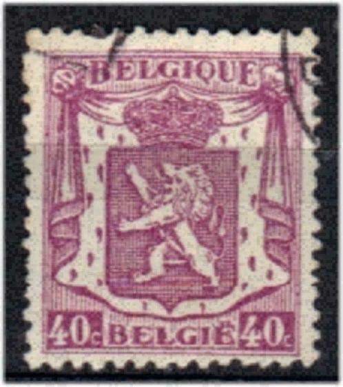 Belgie 1938 - Yvert/OBP 479 - Klein staatswapen 40 c. (ST), Postzegels en Munten, Postzegels | Europa | België, Gestempeld, Gestempeld