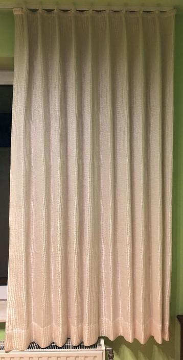 Draperie design crèmekleur - gevoerd beschikbaar voor biedingen