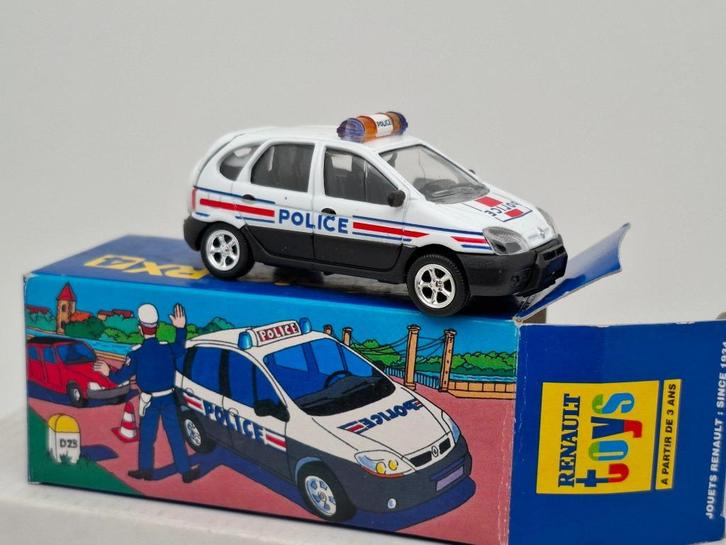 Renault Scénic politie - Norev 1/64, Hobby en Vrije tijd, Modelauto's | Overige schalen, Zo goed als nieuw, Auto, Verzenden
