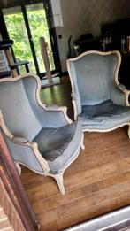 2 bergere fauteuils - blauw, Ophalen
